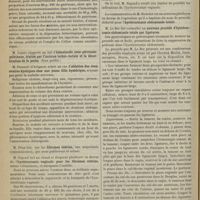 1212 - Page 1260 - Congrès français de chirurgie. Séance du 26 octobre (soir). Organes génitaux de la femme. M. Demoulin... : Cas de grossesse tubaire gauche / M. Lejars : Hématocèle sous-péritonéo-pelvienne, traitée par l'incision ischio-rectale et la décortication de la poche / M. Pamard... : Ablation des deux ovaires kystiques chez une jeune fille hystérique / M. Péan : Fibromes utérins / M. Segond : Hystérectomie vaginale pour les fibromes utérins / M. Richelot : Hystérectomie abdominale totale / M. Le Bec : Nouveau procédé d'hystérectomie abdominale totale par ligatures