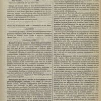 1221 - Page 1269 - Académie de médecine. Séance du 29 octobre 1895. Lectures. Traitement de l'ophtalmie purulente par les grands lavages au permanganate de potasse. M. Kalt / Séance du 5 novembre 1895. Élections / Communications. Mal de Pott dorso-lombaire ; triple abcès par congestion. M. Jonnesco / Ostéomyélite du fémur ; nécrose de la diaphyse et d'une partie des épiphyses ; guérison. M. Viard / Variétés. Notes de voyages : New-York