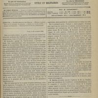 1289 - Page 1337 - Sommaire / Paris, le 25 novembre 1895 / Hôpital Necker. M. A. Ricard. Deux cas de chirurgie du poumon