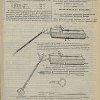 1301 - Page 1349 - Académie de médecine. Séance du 26 novembre 1895. Communication. Note pour servir à l'histoire de la puériculture intra-utérine. M. Pinard / Instruments et appareils. Serre-noeud électrique automatique pouvant servir d'amygdalotome, du Docteur Marage