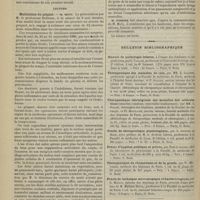 1370 - Page 1418 - Société de chirurgie. Séance du 11 décembre 1895. Suite de la discussion sur la pleurotomie. M. Tuffier / Lecture. Mutilations du poignet. M. Moty / Bulletin bibliographique