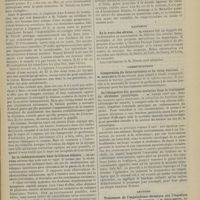 1417 - Page 1465 - Académie de médecine. Séance du 24 décembre 1895. Communications. Traitement de la myopie progressive par l'ablation du cristallin transparent. M. Valude / De la cholécystectomie dans la lithiase biliaire. M. Lejars / Rapports. De la vente des sérums. M. Straus / Communications. Comparaison du virus varioleux et du virus vaccinal. M. Hervieux / De l'élongation des muscles oculaires dans le traitement du strabisme paralytique. M. Panas / Lecture. Traitement de l'impaludisme chronique par l'ingestion de rate de boeuf et de moelle osseuse. M. Brouardel