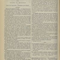 0624 - Page 670 - Revue de la presse. Traitement des endométrites postpuerpérales par le tamponnement de la cavité utérine. (Société d'obstétrique et de gynécologie de Saint-Pétersbourg) / Société de chirurgie. Séance du 3 juin 1896. Rapport. Fibromes du lobule de l'oreille. - M. Picqué, sur un travail de M. Haudain...