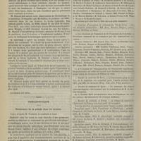 1212 - Page 1326 - Société de chirurgie. Séance du 18 novembre 1896. Communications. De l'intervention chirurgicale dans les perforations intestinales de la fièvre typhoïde. M. Monod, observation qu'il a fait connaître en quelques mots à l'Académie après la communication de M. Dieulafoy / Thérapeutique. Traitement de la pelade chez les enfants / Chronique et nouvelles scientifiques. Concours d'agrégation de chirurgie du Val-de-Grâce / Faculté de médecine de Paris / Faculté de médecine de Lyon / Faculté de médecine de Nancy