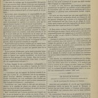 1325 - Page 1439 - Intérêts professionnels. I. Communication de la syphilis par un enfant à sa nourrice. Responsabilité des parents. II. Silence du médecin. Responsabilités / Les rayons de Rontgen appliqués au diagnostic de la tuberculose pulmonaire ; par M. le Professeur Ch. Bouchard...