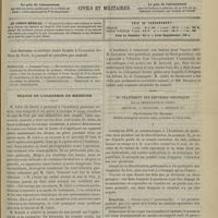1331 - Page 1445 - Sommaire / Séance de l'Académie de médecine / Du traitement des empyèmes chroniques par la décortication du poumon. Résultats. - Indications. - Technique ; par le Docteur Ed. Delorme...