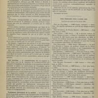 1350 - Page 1464 - Académie de médecine. Séance du 29 décembre 1896. Présentation. Microphonographe. M. Laborde, un appareil imaginé par M. Dussaud... / Communications. Traitement chirurgical de la myopie. M. Panas / Radiographie. M. Poncet..., une série de radiographies obtenues par MM. Destot et Bérard / Lait stérilisé. M. Charpentier, une note M. Guéneau... / Traitement chirurgical de la surdité. M. Garnault / Prix proposés pour l'année 1898