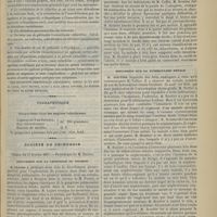 0211 - Page 205 - Revue générale. Les ligatures apophysaires (contribution à la thérapeutique des déviations vertébrales). Par A. Chipault... X / Thérapeutique. Gargarisme dans les angines infectieuses. (Gaz. hebd.) / Société de chirurgie. Séance du 17 février 1897. Discussion sur la chirurgie du poumon. M. Lejars / Discussion sur la tuberculose rénale. M. Routier