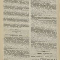1332 - Page 1368 - Le traitement de l'ataxie locomotrice par l'élongation vraie de la moelle épinière. Par M. Gilles de La Tourette... / Thérapeutique. Des fièvres compliquées de délire, leur traitement. Par le Docteur P.-L. Lectoure / Académie de médecine. Séance du 7 décembre 1897. Communication. De la recherche des projectiles dans le crâne par la radiographie. M. Péan