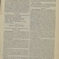 1401 - Page 1445 - Académie de médecine. Séance du 29 décembre 1897. Lecture. Cicatrisation et reconstitution intégrale des cavités et conduits muqueux après une large ouverture. M. Cornil, en son nom et au nom de M. Carnot / Élections / Société de chirurgie. Séance du 22 décembre 1897. Communications. Gastro-entérostomie. M. Tiffier / Abcès à pneumocoques. M. Bazy / Rapport. Kyste multiloculaire du cou. M. Walther, sur une observation adressée par M. Buffet...