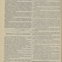 0080 - Page 70 - Exposition rétrospective des appareils et instruments de chirurgie / Chronique et nouvelles scientifiques. Chemins de fer de Paris à Lyon et à la Méditerranée