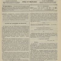 0103 - Page 93 - Sommaire / Séance de l'Académie de médecine / Faculté de médecine de Paris. M. Brouardel. Le charlatanisme médical. (Leçons recueillies par M. le Docteur P. Reille)