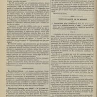 0106 - Page 96 - Académie de médecine. Séance du 24 janvier 1899. Rapports. Indication des injections hypodermiques de morphine en cas de danger de mort. M. Ferrand / Discussion sur le traitement de l'appendicite. M. Chauvel / Présentations. Des collyres huileux. M. Scrini / Résection de l'estomac pour cancer. Tuffier / Corps de santé de la marine. 1° Instructions pour l'admission dans les trois écoles annexes de médecine navale en 1899. - 2° Renseignements sur le fonctionnement de l'École du service de santé de la marine à Bordeaux