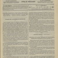 0131 - Page 121 - Sommaire / Séance de l'Académie de médecine / Hôpital Bichat. M. H. Barbier. Tuberculose de la gorge. Perforation du voile du palais. [Tuberculose d'inoculation directe probable]