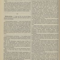 0142 - Page 132 - Revue générale. Rôle du foie dans la pathologie et la pathogénie du diabète sucré. Par M. Piéry... II. Diabète pancréatique / III. Diabète nerveux / IV. Diabète constitutionnel ou arthritique