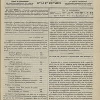 0179 - Page 169 - Sommaire / Paris, le 13 février 1899 / Séance de la Société médicale des hôpitaux. A propos de la récente communication de M. Ausset... : Polyurie grave chez un enfant de deux ans, M. Mathieu