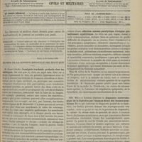 0207 - Page 197 - Sommaire / Séance de la Société médicale des hôpitaux. M. Sicard : Analgésie trachéale profonde chez les tabétiques / MM. Barbier et Mally : Affection spasmo-paralytique d'origine probablement syphilitique / MM. Méry et Bonnus : Diagnostic bactériologique de la diphtérie par l'examen direct des fausses membranes