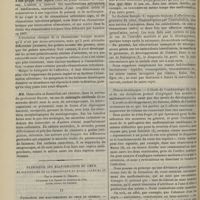 0208 - Page 198 - Séance de la Société médicale des hôpitaux. MM. Méry et Bonnus : Diagnostic bactériologique de la diphtérie par l'examen direct des fausses membranes / M. Louis Rénon : Rhumatisme toxique par intoxication alimentaire, dans la convalescence d'une grippe très légère / MM. Thiercelin et Rosenthal : Méningite célébrale / Pathogénie des malformations du coeur en particulier de la persistance du canal artériel ; par le Docteur G. Gérard...