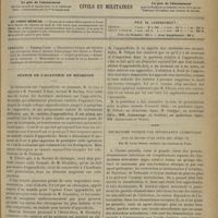 0267 - Page 257 - Sommaire / Séance de l'Académie de médecine / Rhumatisme toxique par intoxication alimentaire dans le décours d'une grippe très légère ; par M. Louis Rénon...