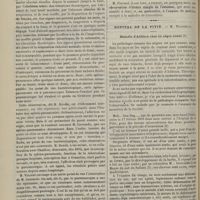 0288 - Page 278 - Séance de la Société médicale des hôpitaux. M. Caussade : Congestion pulmonaire à forme spléno-pneumonique / M. Galliard : Entorse sacro-iliaque / M. Florand : Ulcère simple de l'estomac / Hôpital de la Pitié. M. Thibierge. Maladie d'Addison chez un nègre arabe