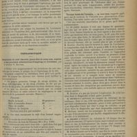 0311 - Page 301 - Revue générale. Les fractures du coude, en particulier chez les jeunes sujets. Par le Docteur Albert Mouchet... IX. Traitement / Thérapeutique. Pityriasis du cuir chevelu (jeune fille de seize ans, sujette à des poussées alternatives d'impétigo et d'eczéma), par le Docteur H. Dauchez. (Journ. de clin. et thér. infant.) / Solution de protargol pour instillations dans la blennorragie (E. Desnos) / Société de chirurgie. Séance du 15 mars 1899. Communications. Plaie pénétrante de l'abdomen. M. Tuffier, en son et au nom de M. Relierjaud / Torsion totale de l'intestin. M. Routier