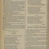 0328 - Page 318 - Académie de médecine. Séance du 21 mars 1899. Communication. Ostéomalacie masculine avec déformations extrêmes du squelette. M. Paul Berger / Variétés. Une candidature à l'Académie de médecine / Chronique et nouvelles scientifiques. Hôpitaux de Paris / École de médecine de Marseille / Banquet de l'internat