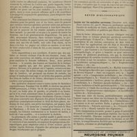 0340 - Page 330 - Variétés. Quelques superstitions médicales du Chinois. Par M. le Docteur J. Matignon... (Communication à la Société d'anthropologie de Paris) / Revue bibliographique. Leçons sur les maladies nerveuses [Deuxième série, Hôpital Saint-Antoine], par E. Brissaud... recueillies et publiées par Henry Meige