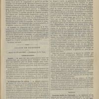 0375 - Page 365 - Académie de médecine. Séance du 4 avril 1899. Communication. Algidité progressive des nouveau-nés. M. Hervieux, à l'appui des recherches de M. Budin / Société de chirurgie. Séance du 29 mars 1899. Communications. Asepsie. M. Bazy / La chirurgie chez les aliénés. M. Picqué / Rapport. Luxation double de l'astragale. M. Reynier, sur une observation adressée par M. Legueu