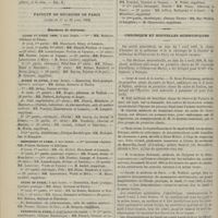 0396 - Page 386 - Médicaments nouveaux. Nirvanine. (Pharm. Zeit., 1899, et Journ. de pharm. et de chim. - Em. B.) / Faculté de médecine de Paris. (Actes du 17 au 22 avril 1899). Examens de doctorat / Chronique et nouvelles scientifiques. Corps de santé de la marine / Faculté de médecine de Paris