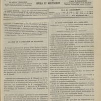0399 - Page 389 - Sommaire / Séance de l'Académie de médecine / Du rôle ossificateur de la dure-mère. Conséquences au point de vue de la technique des interventions cranio-encéphaliques ; par A. Chipault...