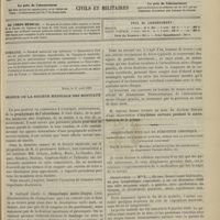 0419 - Page 409 - Sommaire / Séance de la Société médicale des hôpitaux. M. Galliard : Rhumatisme sacro-iliaque / Observation d'un cas de périostite chronique, superficielle, de l'apophyse mastoïde, guérie par la pulvérisation d'ipsilène iodoformé ; par M. le Docteur E. Menière...