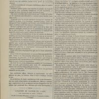 0420 - Page 410 - Observation d'un cas de périostite chronique, superficielle, de l'apophyse mastoïde, guérie par la pulvérisation d'ipsilène iodoformé ; par M. le Docteur E. Menière... / Luxation du sacrum en avant sans disjonction du pubis ; guérison ; par M. le Docteur Wilheim...
