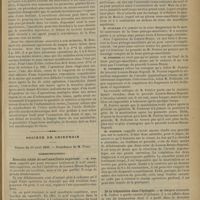 0441 - Page 433 - Médicaments nouveaux. Le chlorhydrate de l'éther méthylique de l'acide diéthyleglycocolle-amidooxybenzoïque / Société de chirurgie. Séance du 19 avril 1899. Communications. Résection totale du nerf maxillaire supérieur. M. Poirier / De la trépanation dans l'épilepsie. M. Picqué, à M. Tuffier