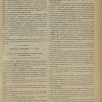 0447 - Page 439 - Séance de la Société médicale des hôpitaux. M. L. Jacquet : Alcool et phtisie / Hôpital Necker. M. Rendu. Note sur un cas de méningite cérébro-spinale à streptocoques. (Communication à la Société médicale des hôpitaux)