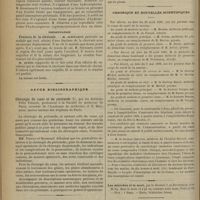 0496 - Page 490 - Société de chirurgie. Séance du 3 mai 1899. Communication. Hydronéphrose. M. Kirmisson / Présentation. Fracture de la clavicule. M. Schwartz / Revue bibliographique. Chirurgie du coeur et du péricarde, par les Docteurs Félix Terrier... et E. Reymond... / Thèses soutenues à la Faculté de médecine de Paris pendant l'année scolaire 1898-1899 / Chronique et nouvelles scientifiques