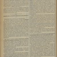 0500 - Page 494 - Paris, le 8 mai 1899 / Séance de la Société médicale des hôpitaux. M. Triboulet : Sialorrhée / MM. Sicard et Guillain : Hypotension artérielle au cours de la maladie de Parkinson / M. Jacquet : Hémi-hyperesthésie profonde, associée à des troubles variables des sensibilités cutanée et sensorielle / M. L. Rénon : Névrite toxique du pneumogastrique au cours d'une entérocolite aigüe / MM. Variot et Devé : Cyanose congénitale