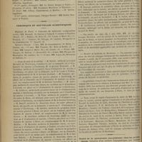 0512 - Page 506 - Faculté de médecine de Paris. (Actes du 15 au 20 mai 1899). Examens de doctorat / Chronique et nouvelles scientifiques. Hôpitaux de Paris / Corps de santé de la marine / Faculté de médecine de Bordeaux