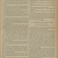 0525 - Page 519 - Plaie pénétrante de poitrine par armes à feu. Épanchement de sang. Traitement par l'immobilité absolue, la diète et les injections de sérum artificiel ; par M. le Docteur Lucas-Championnière... / De la présence de l'acétone dans les urines en cas de mort du foetus ; par M. le Docteur Lop...