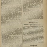0537 - Page 531 - Revue générale. La paralysie faciale zostérienne. Par MM. Klippel... V. Nature et pathogénie de la paralysie faciale zostérienne / VI. Conclusions générales / Médecine pratique. Desinfection au sublime des appartements, prisons, hôpitaux (Dr Koenig). (Journ. de méd. de Paris) / Thérapeutique. Traitement simple des verrues (Vidal)