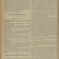 0548 - Page 542 - Académie de médecine. Séance du 23 mai 1899. Communications. Modes d'exploration de l'estomac par les rayons X. M. Foveau de Courmelles / Faculté de médecine de Paris. (Actes du 29 au 31 mai 1899). Examens de doctorat / Chronique et nouvelles scientifiques. École de médecine de Tours / Distinctions honorifiques