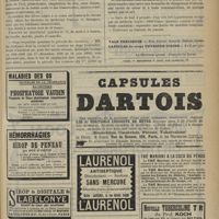 0597 - Page 591 - Chronique et nouvelles scientifiques. Exercices pratiques de médecine opératoire spéciale / Stage hospitalier (pendant la période des vacances)