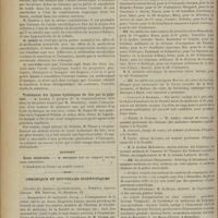 0604 - Page 598 - Académie de médecine. Séance du 6 juin 1899. Communications. Emploi thérapeutique de l'acide cacodylique et de ses dérivés. M. Armand Gautier, à propos de la communication faite par M. Renaut... / Traitement des kystes hydatiques du foie par la ponction. M. Panas, à propos de la communication faite par M. Dieulafoy / Rapport. Eaux minérales. M. Henriot / Chronique et nouvelles scientifiques. Concours des hôpitaux (accouchements) / Inauguration du monument Larrey / Université de Bordeaux / Faculté de Toulouse / Premier congrès international des médecins de compagnies d'assurances sur la vie