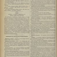0624 - Page 618 - Faculté de médecine de Paris. (Actes du 19 au 24 juin 1899). Examens de doctorat / Thèses soutenues à la Faculté de médecine de Paris pendant l'année scolaire 1898-1899 / Chronique et nouvelles scientifiques. Hôpitaux de Paris / Hôpitaux de Province / Faculté de Paris / Facultés et Écoles de Province / Guerre / Manoeuvres du service de santé / Marine et Colonies / Distinctions honorifiques / Exposition de 1900 / Médaille d'honneur / Congrès / La peste en Orient