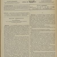 0659 - Page 653 - Sommaire / Revue générale. De la bactériurie. Par le Docteur E. Jeanbrau... I. Définition / II. Historique