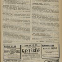 0705 - Page 699 - Chronique et nouvelles scientifiques. Distinctions honorifiques / Nominations / Congrès / Intérêts professionnels / La peste en Orient / La chirurgie chez les anciens / Nécrologie / Avis