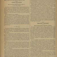 0738 - Page 732 - Un cas de tétanos guéri par le lavage du sang. (Saignées et injections sous-cutanées de sérum artificiel) ; par le Docteur Caillaud... / Chimie biologique. Sur le pouvoir réducteur des urines. Par M. Henri Hélier / Médecine pratique. Bains froids dans le délirium tremens / De la laryngite coqueluchoïde et de son traitement