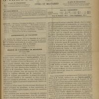 0751 - Page 745 - Sommaire / Abonnements de vacances / Séance de l'Académie de médecine. (18 juillet 1899). M. Lancereaux : Aortite palustre / M. Rendu : Hérédo-syphilis / M. Hervieux : Vaccinations et revaccinations