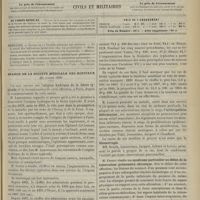 0771 - Page 765 - Sommaire / Séance de la Société médicale des hôpitaux. (21 juillet 1899). Hydrique de la fièvre typhoïde ; M. Lancereaux / M. Launois : Arthropathies déformantes / M. Fernet : Syndrome particulier au début de la tuberculose pulmonaire chronique / MM. L. Jacquet et Regnault : Alcool et le cyclisme