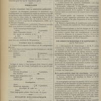 0774 - Page 768 - Médecine pratique. Le sérum antidiphtérique et la coqueluche / Formulaire. L'acide cinnamique dans la tuberculose pulmonaire / L'ichthyol dans la sciatique. (Crocq. In Journ. de neurol.) / Balanite / Constipation / Bulletin bibliographique. Atals-manuel des maladies vénériennes, par le Professeur Mracek. Édition française par le Docteur Emery... / Aide-mémoire de dermatologie et de syphiligraphie, par M. Paul Lefert / De la gastro-entérite aiguë des nourissons. Infections et intoxications digestives [pathogénie et étiologie], par A. Lesage... (n° 17 de l'oeuvre médico-chirurgical)