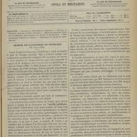 0779 - Page 773 - Sommaire / Séance de l'Académie de médecine. (25 juillet 1899). M. Potain : Aortite paludique / Tuberculose ganglionnaire, pseudo-lymphadénie (lymphome tuberculeux), M. Paul Berger, en son nom et au nom de M. F. Bezançon